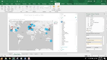 Excel  PowerView Report - Excel 2016 - Excel Corporate Trainer Malaysia