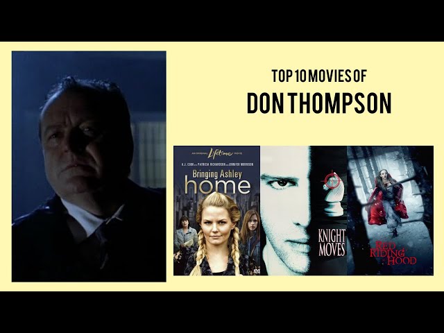 Don Thompson Top 10 Movies of Don Thompson| Best 10 Movies of Don Thompson class=