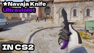 Cs2 Navaja Knife - Ultraviolet Cs2 Knife Showcase