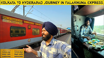 Howrah To Secunderabad Full Journey In 12703 HWH-SC Falaknuma Express...