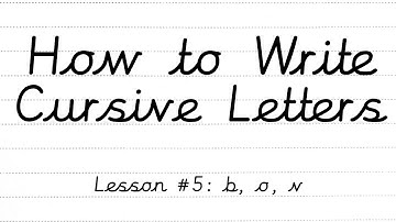 How to Write Cursive Lowercase Letters | Lesson 5 | Handwriting Tips | Twinkl USA