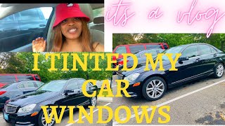 VLOG: I Finally Tinted My Mercedes Car Windows | How To Tint A Car | Tolu Dawodu by Tolu Dawodu 1,143 views 2 years ago 6 minutes, 58 seconds