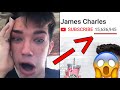 James Charles REACTION to losing his subs !!