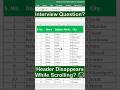 Freeze Top Row in Excel 🔒 | Keep Headers Visible While Scrolling
