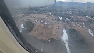 Air Canada Q400 Landing in PG Airport (New Taylor Swift Album) [The Tortured Poets Department]