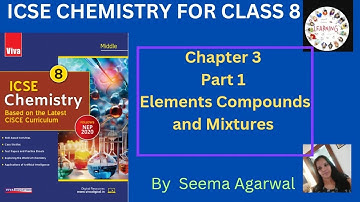 Part 1 -Elements Compounds and Mixtures - introduction, definitions and classification.