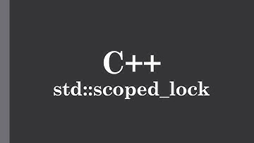 C++ | std::scoped_lock