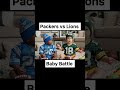 Packers vs Lions ( Baby Battle) #football #nfl