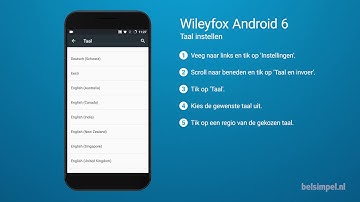 Tips & Tricks - Wileyfox smartphone: Taal instellen (Android 6)