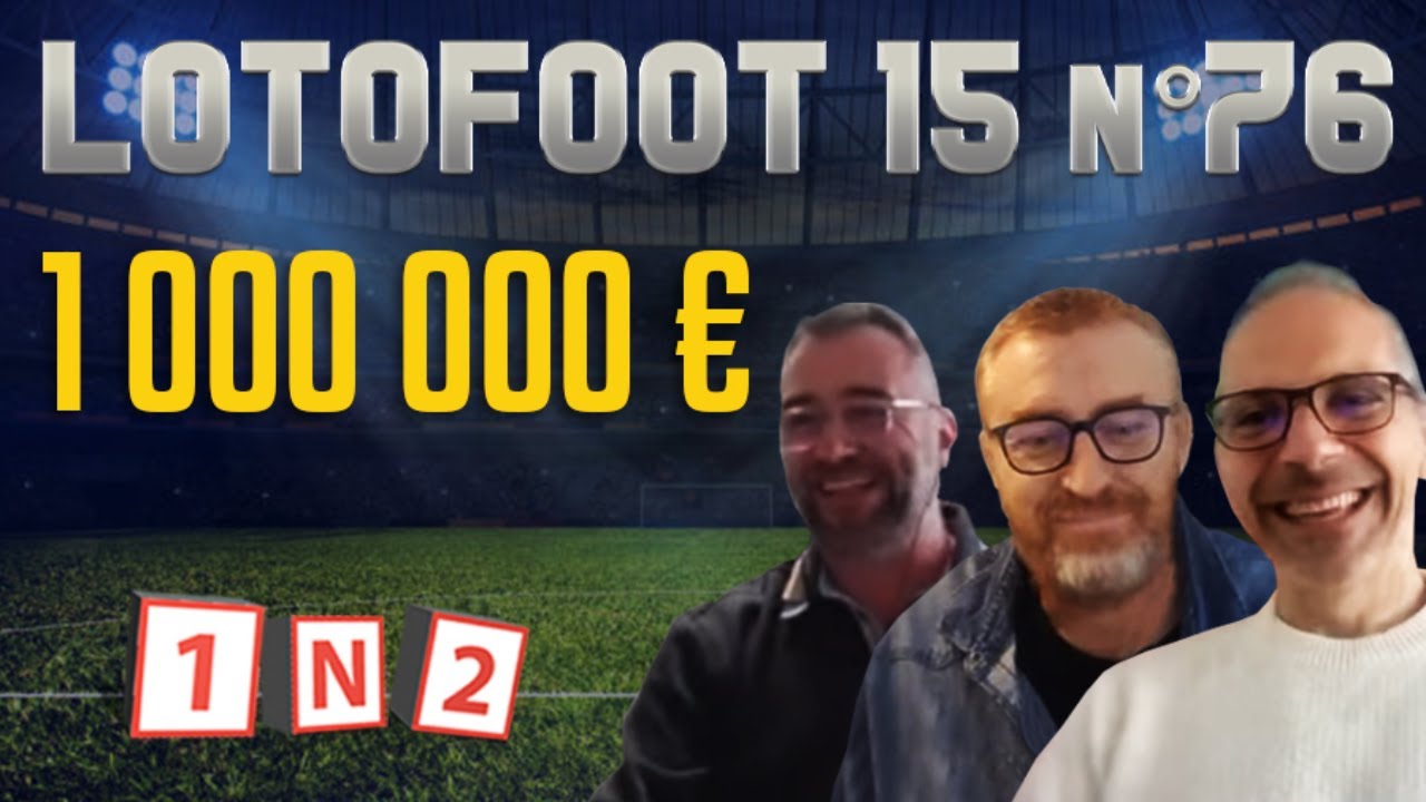 🎙️ PronoLive : LotoFoot 1 000 000 € avec Lens-OM, OL-Strasbourg & Real Madrid-Barcelone - LF15 n°76