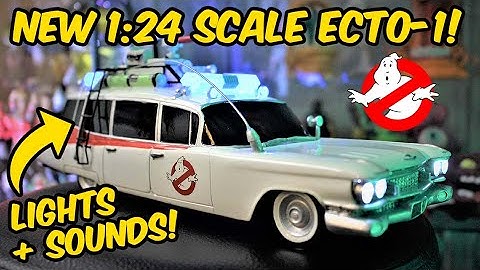 New 1:24 scale Ghostbusters Ecto-1 with lights and sounds!