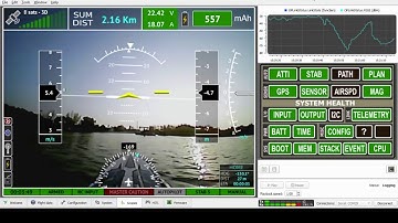 Traxxas Spartan speed boat with LibrePilot (cc3d) flight controller, maiden runs