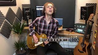 Blues Guitar on Gibson Historic R7 Les Paul Peter Green Mod &amp; Kemper - Mark Abrahams of Wishbone Ash