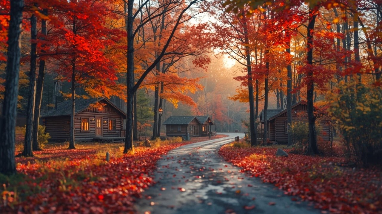 Peaceful Autumn Scenery 🍂 Beautiful Relaxing Music to Heal the Mind and Soul