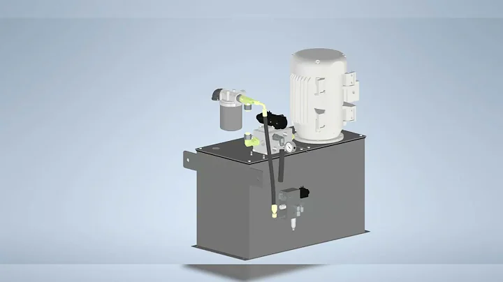 Full View: HPU with Custom Valve Assembly for Marine Application