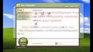 How to uninstall SuperAntiSpyware Free Edition