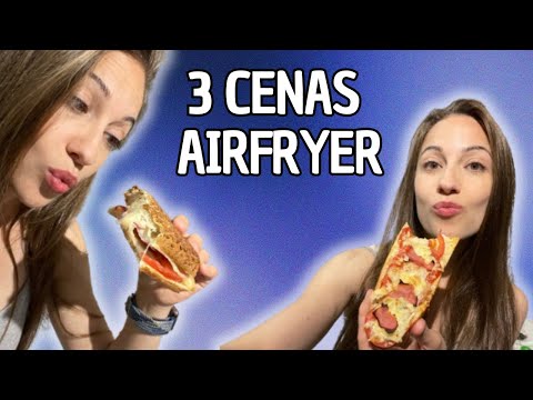 3 CENAS en AIRFRYER SALUDABLES, FÁCILES Y RÁPIDAS