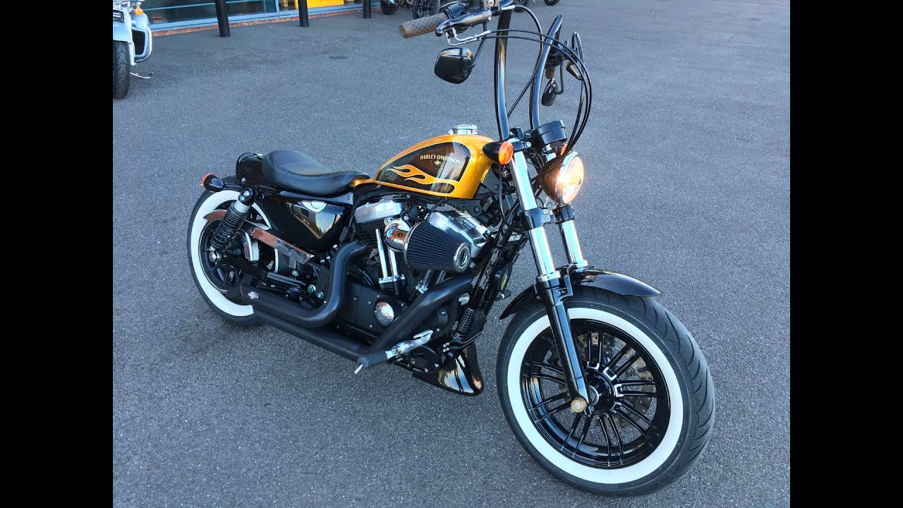 2016 Harley-Davidson XL 1200 X Forty Eight. Walkaround with engine