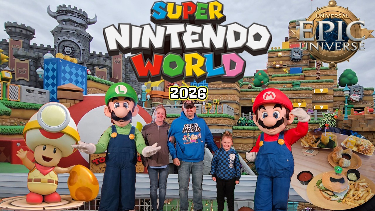 Super Nintendo World Orlando — The FULL Experience!