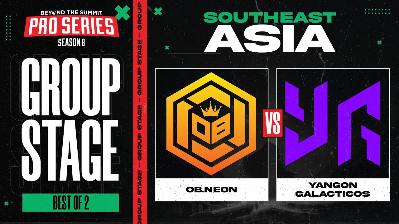 OB.Neon vs Yangon G Game 2 - BTS Pro Series 8 SEA: Group Stage w/ Ares & Danog