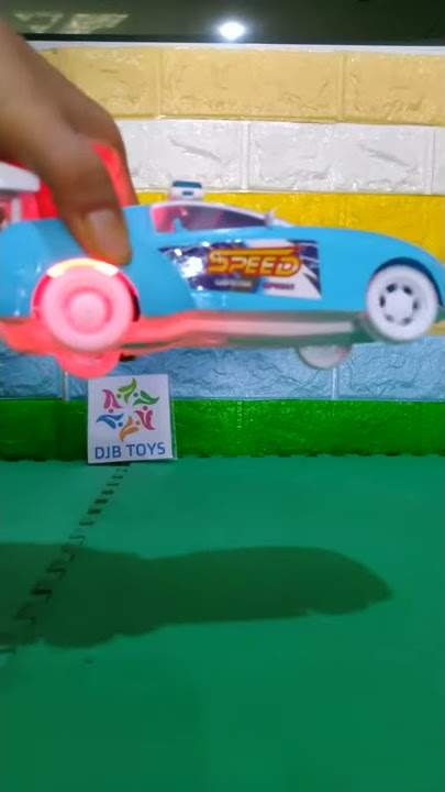 Mainan tali tarik Mobil polisi