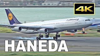 [4K] 1 Hour 53 Jets Plane Spotting at Tokyo Haneda Airport  34L / 羽田空港 JAL ANA