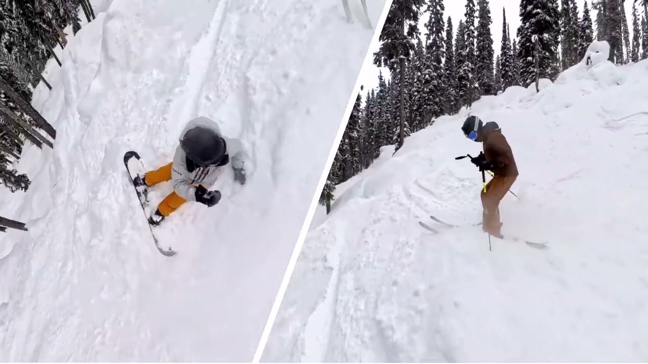 Tree run in Revelstoke top to bottom with Starlight