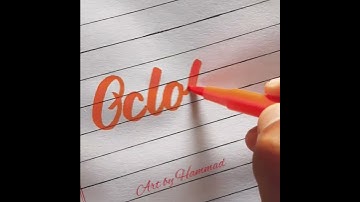 #october #shorts #art  #calligraphy #viral #youtube #foryou #winter #handwriting