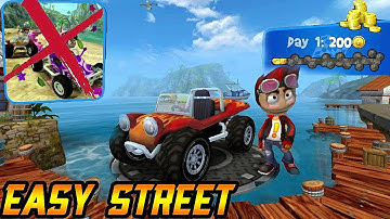 Beach Buggy Racing - Easy Street And Daily Challenge Day 1 - Version 1.2.12 (IOS,Android)