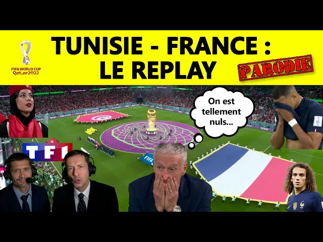 ⚽ Tunisie - France : le replay ▶️ (parodie) [CDM Qatar 2022] class=
