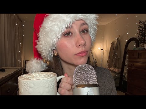 ASMR | drinking hot chocolate and rambling