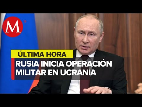 Putin ordena la operación militar en el este de Ucrania