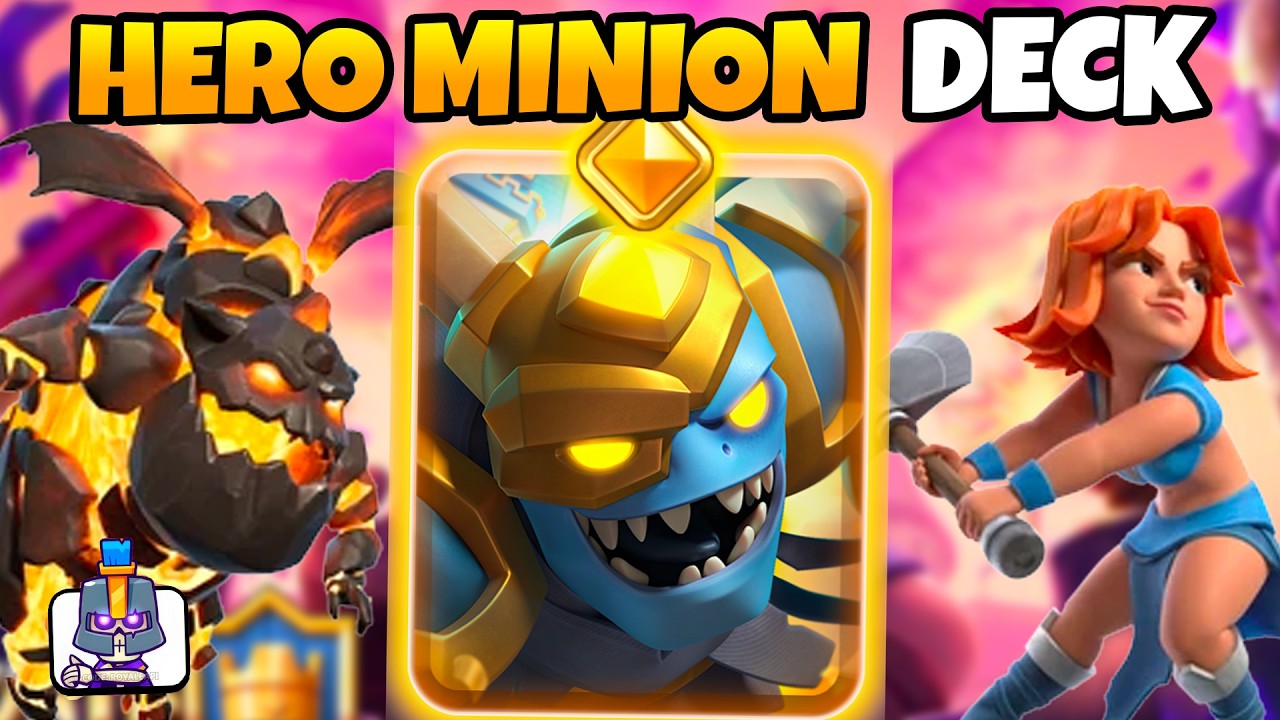 This Hero Mega Minion Lava Hound Deck is BUSTED...
