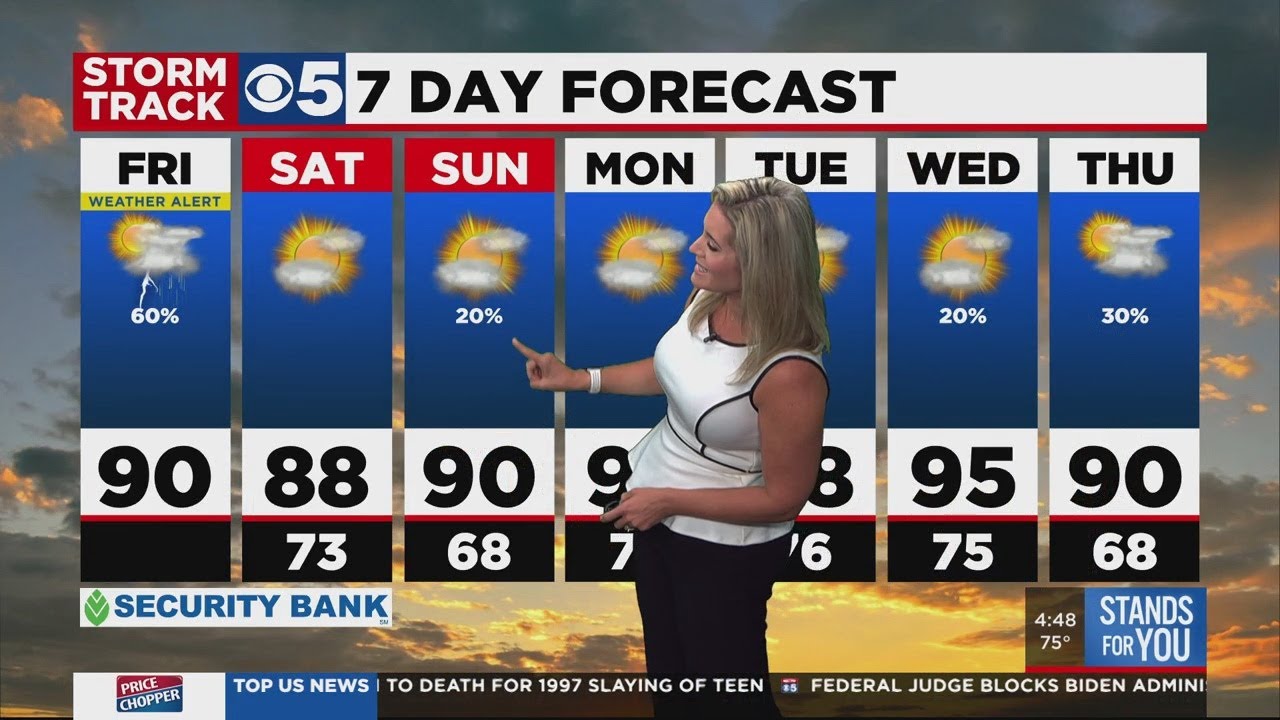FORECAST: Tracking chance for strong storms tonight - YouTube