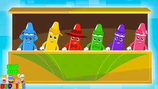 Crayon Colors Song &amp; More Learning Rhymes for Kids