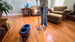 O-Cedar Easywring Rinseclean Microfiber Spin Mop Review