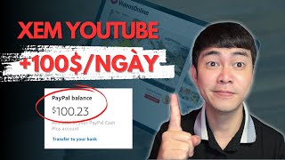 Cách Kiếm Tiền trên Youtube  Bằng Cách Xem Video - Kiếm Tiền Online 2024