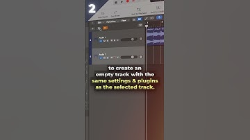 Quick ways to duplicate tracks in #logicpro #logicprox #logicprotips #musicproduction #mixing