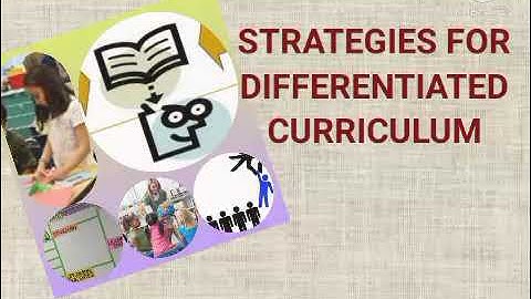 #typesofcurriculum Strategies for Differentiated Curriculum - Part 2 #curriculm, video curriculum
