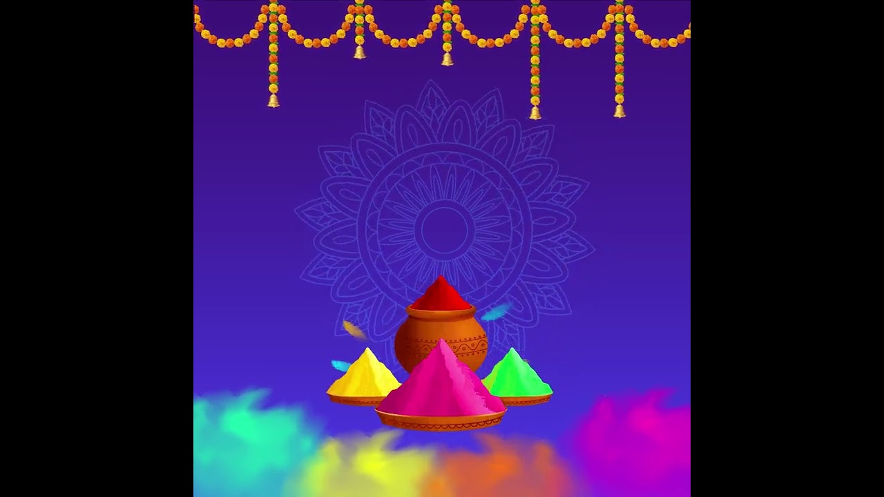 Holi Animation| Whatsapp wishes | After effect