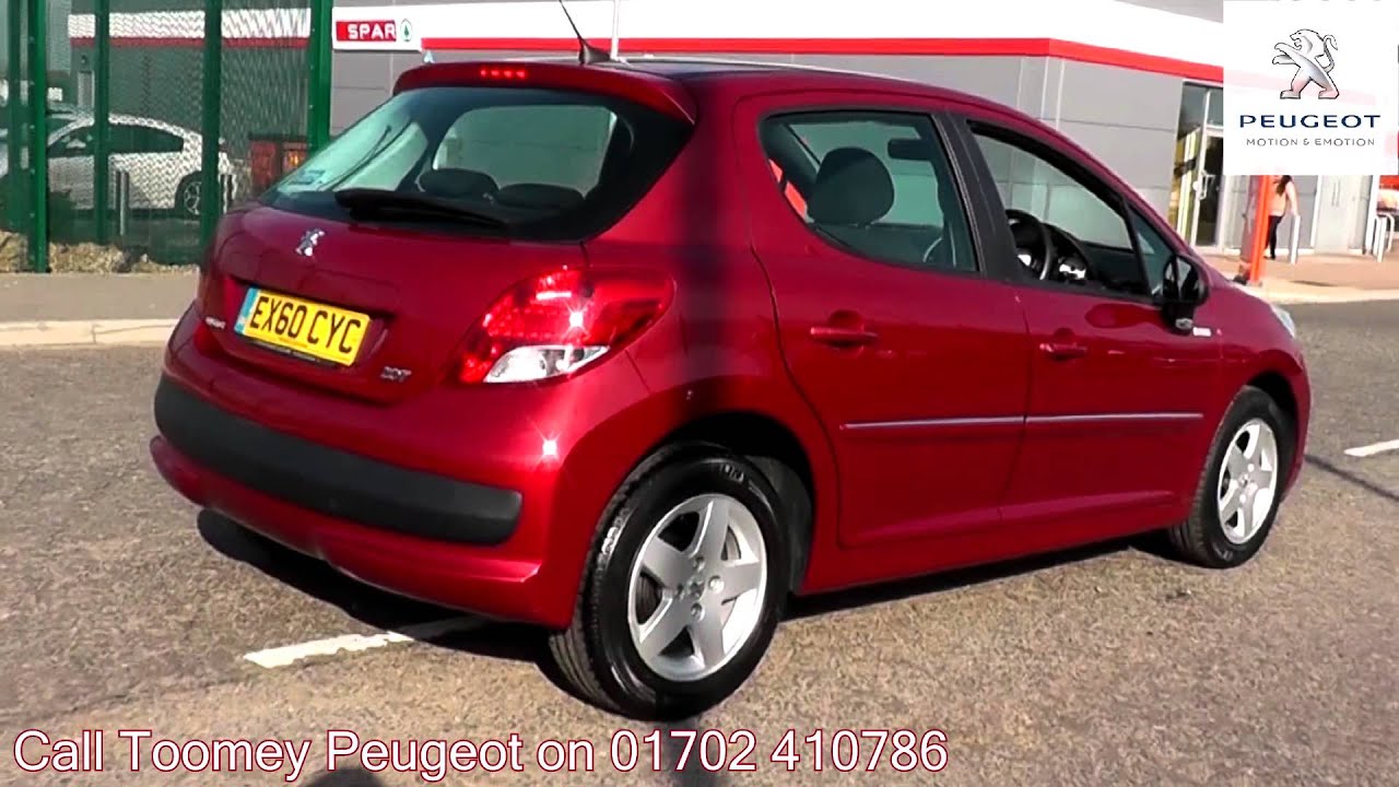 2010 Peugeot 207 Millesim 1.4l Moroccan Red Metallic EX60CYC for