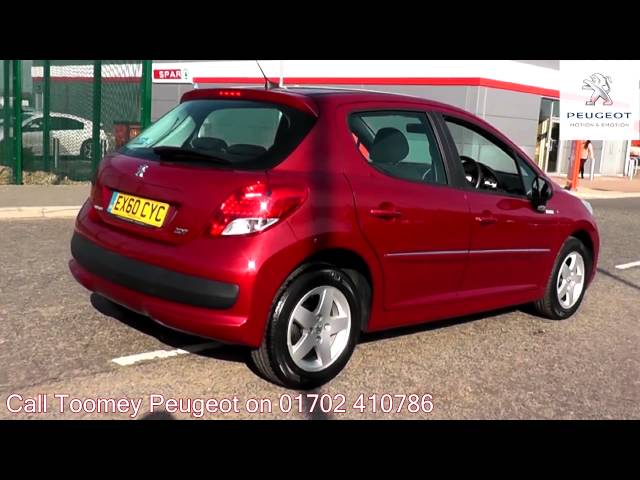 2010 Peugeot 207 Millesim 1.4l Moroccan Red Metallic EX60CYC for