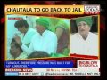 Chautala heads back jail