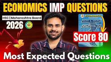 Class 12 Economics Important Questions 2026 | HSC Maharashtra Board | Most Expected Questions