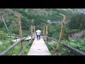 Armenia Goris Khndzoresk swinging bridge 1