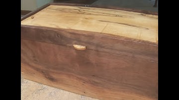 Walnut maple Panel Box