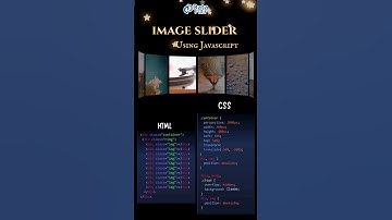 Creating a Custom Image Slider using JavaScript #shorts