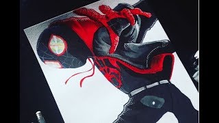 Drawing Miles Morales - Spider-Man: Into The Spider-Verse