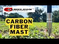 Chameleon Breaks Portable Antenna Mast Paradigm with 3/8 X 24 Mount - Carbon Fiber CHA CFM-16 CFM-34