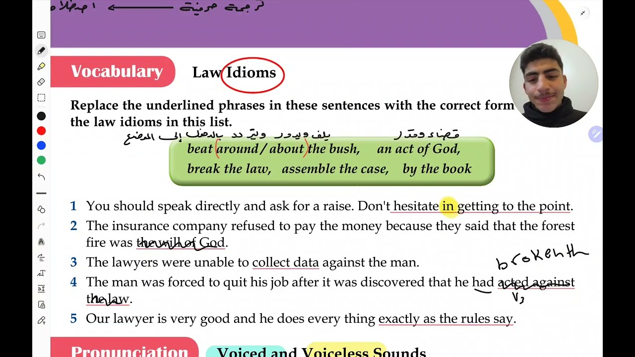 مصطلحات ومشتقات Vocabulary | Unit 5|